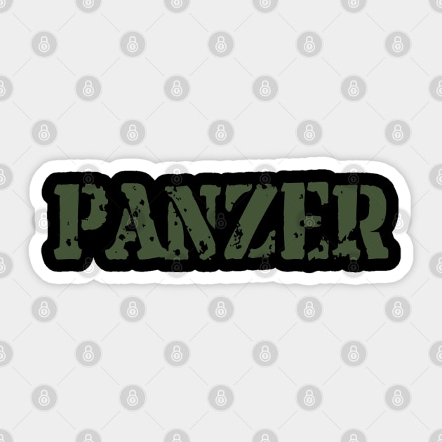 The beauty of minimalism! PANZER inscription Sticker by FAawRay